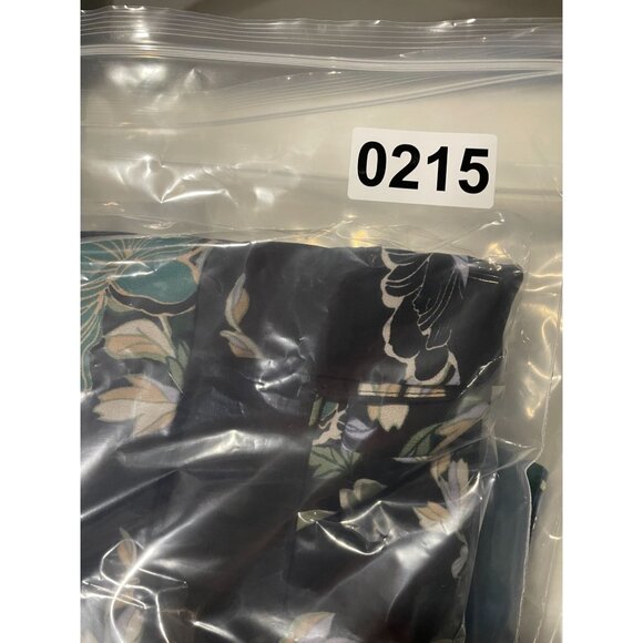 Floral Long-Sleeve Shift Dress By Loft Plus Sz 20 Black With Multicolor Flowers - Picture 13 of 13